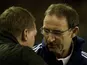 Ex-Sunderland boss Martin O'Neill shakes the hand of Liverpool manager Brendan Rodgers on January 2, 2013