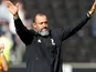 Wolverhampton Wanderers head coach Nuno Espirito Santo celebrates his side's latest victory on September 16, 2018