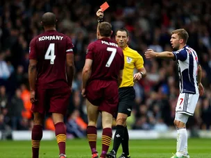 Milner sent off in City stalemate