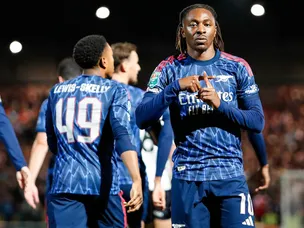 Eze registers first Arsenal goal in EFL Cup success over Port Vale