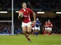 Wales' Ashley Beck in action against Samoa on November 16, 2012
