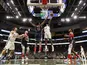 Milwaukee Bucks forward Khris Middleton (22) shoots against Washington Wizards center Thomas Bryant (13) during the fourth quarter at Fiserv Forum on January 29, 2020