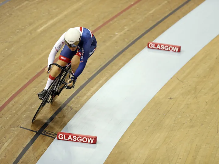 Olympic sprinter Katy Marchant swaps bike for tractor during lockdown