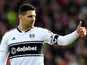 Fulham striker Aleksandar Mitrovic in action during his side's Premier League clash with Manchester United on February 9, 2019