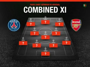 PSG vs. Arsenal: Champions League Final Combined XI
