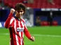 Atletico Madrid forward Joao Felix celebrates scoring on November 7, 2020