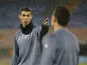 Real Madrid's Cristiano Ronaldo in training on March 6, 2017