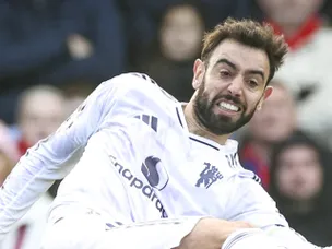 Amorim on Fernandes’s Palace injury after "kick" as United's CL hopes grow