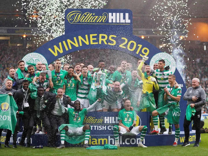 Celtic beat Hearts to secure historic triple treble