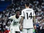 Real Madrid duo Vinicius Junior and Joselu on May 8, 2024 (IMAGO)