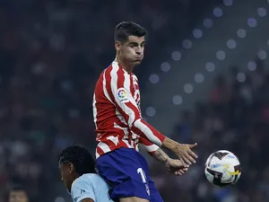 Alvaro Morata in action for Atletico Madrid on September 10, 2022