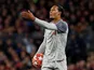 Liverpool defender Virgil van Dijk in action during his side's Champions League semi-final first leg against Barcelona on May 1, 2019