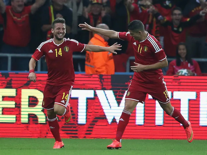 Mertens, Witsel on target for Belgium