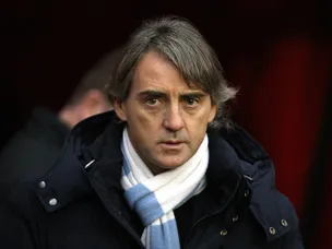 Mancini blames strikers for loss