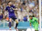 Argentina forward Lionel Messi (10) celebrates after scoring a goal during the first half against Honduras at Hard Rock Stadium on September 23, 2022