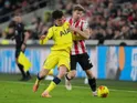 Nathan Collins of Brentford and Archie Gray of Tottenham Hotspur on January 1, 2026