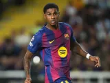 Barcelona's Marcus Rashford on October 21, 2025