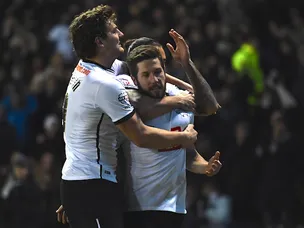 Derby slaughter Hull to move to fourth