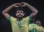 Lucas Paqueta celebrates with Brazil