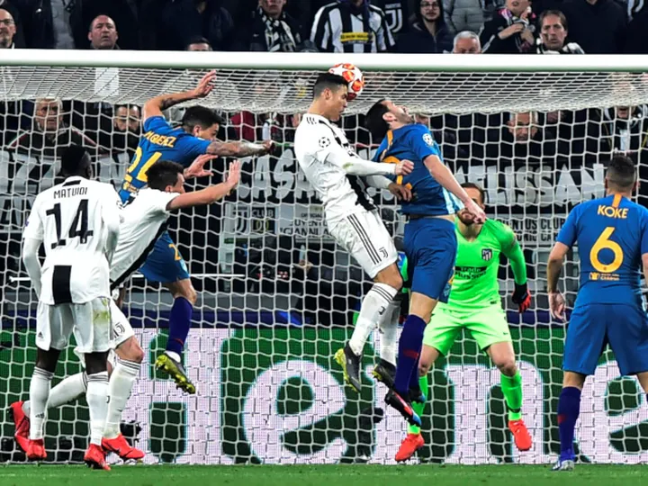 Ronaldo reacts to treble against Atletico