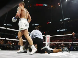 Paul knocks out Woodley, calls out Diaz, Masvidal