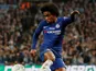 Chelsea forward Willian in action during the EFL Cup final against Manchester City on February 24, 2019