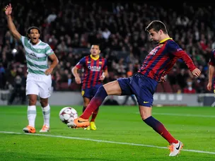 Barcelona cruising past Celtic