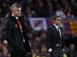 Manchester United boss Ole Gunnar Solskjaer looks on during the Champions League clash with Barcelona on April 16, 2019