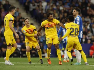 Barcelona win La Liga title by beating Espanyol in Catalan derby