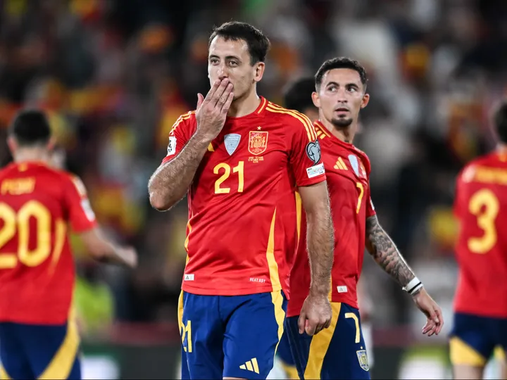 Oyarzabal scores ferocious free kick as Spain slay Georgia to stay perfect