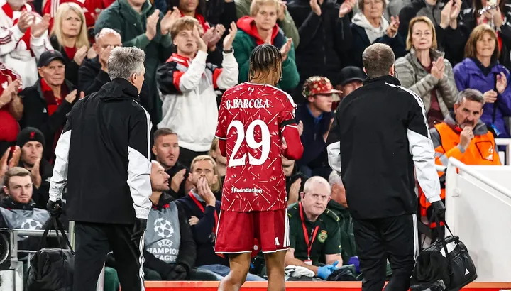 Liverpool injury news: Bradley Barcola update issued after worrying situation against Atletico Madrid