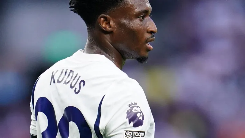De Zerbi reveals Kudus fitness boost ahead of EFL Cup tie