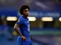Chelsea winger Willian pictured on July 4, 2020