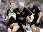 London Wasps' Jonny O'Connor runs at the Toulouse defence during the Heineken Cup match on October 30, 2005