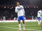 Fernando Zampedro of Universidad Catolica celebrates a goal on August 7, 2026