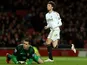 Miguel Michu slots the ball pass Wojciech Szczesny to score the opener on December 1, 2012