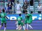 Levadia Tallinn players celebrating a goal