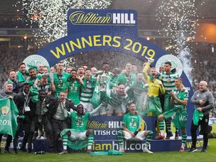 Celtic beat Hearts to secure historic triple treble