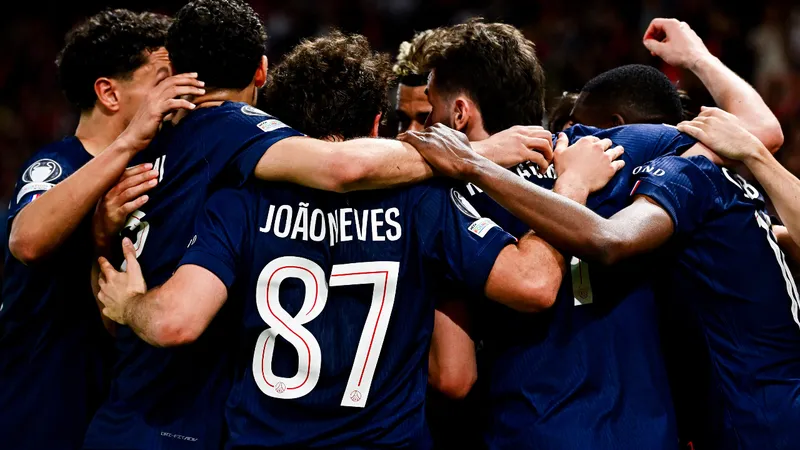 PSG's route to the Champions League final