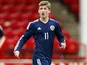 Ryan Gauld during a Scotland training session in May 2014