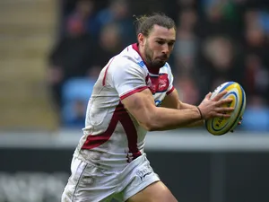 Tom Arscott of Sale Sharks during the Aviva Premiership match between Wasps and Sale Sharks at The Ricoh Arena on January 4, 2015