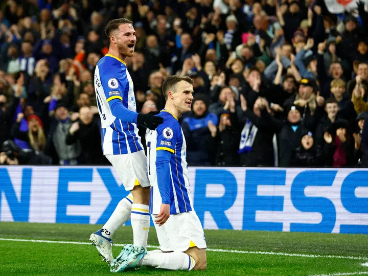 Early Solly March goal enough for Brighton to beat Crystal Palace