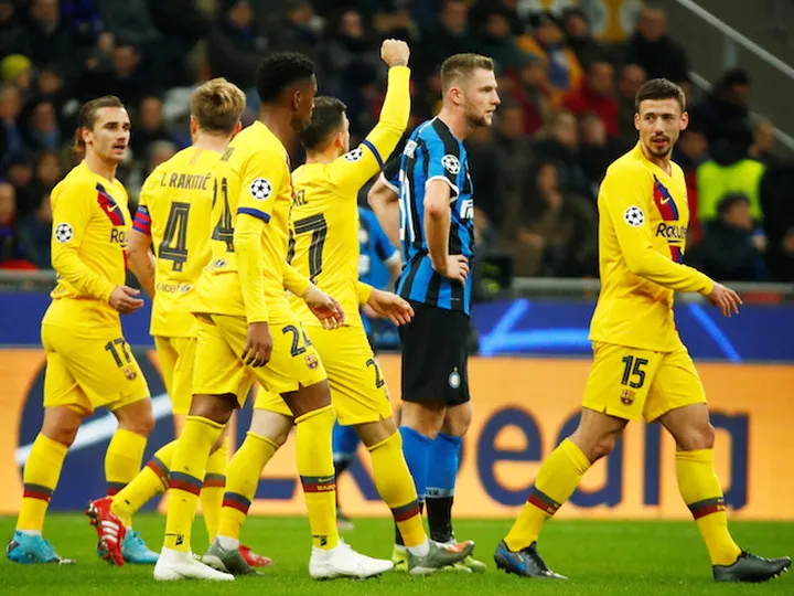 Inter Milan crash out of Champions League with defeat to weakened Barcelona
