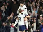 Tottenham Hotspur's Son Heung-min and Harry Kane celebrate on February 19, 2023