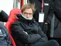 Jurgen Klopp watches on sternly during the Premier League game between Sunderland and Liverpool on January 2, 2017