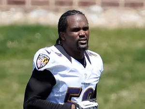 Ravens' Arthur Brown at training camp on May 5, 2013