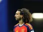 Marc Cucurella in action for Spain