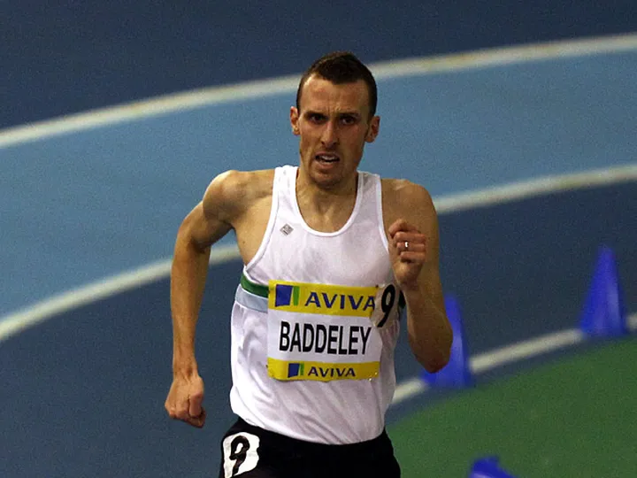 Andrew Baddeley exits 1500m