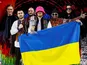 Kalush Orchestra celebrate winning Eurovision on May 15, 2022