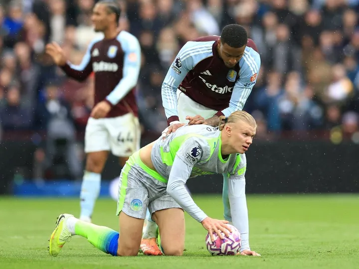 Erling Haaland's record vs. Aston Villa